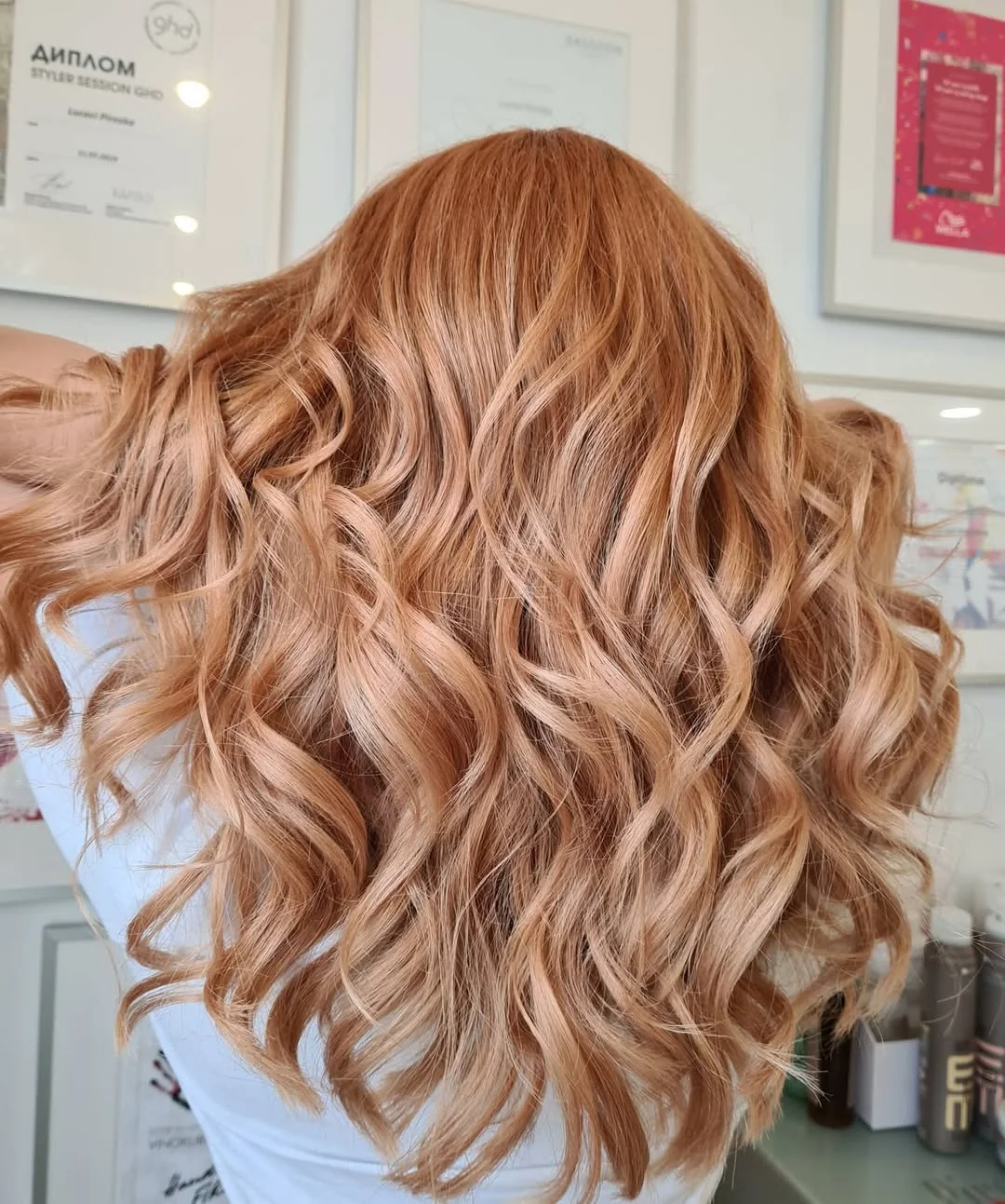 golden summer honey blonde hair color 2026 Sunlit Waves with Dimensional Balayage Movement