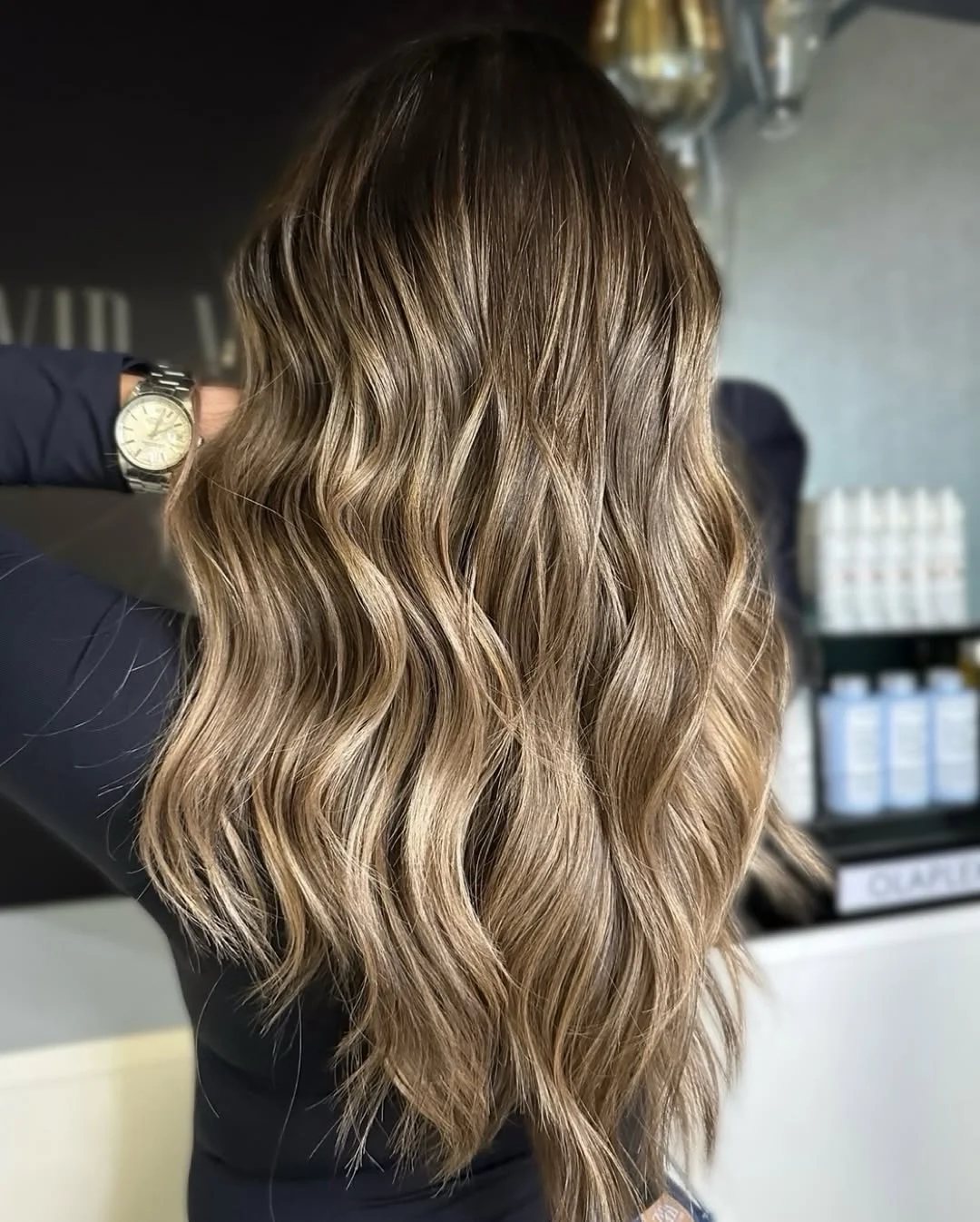 golden summer honey brown hair color 2026 Dimensional Dark Blonde Brown with Luminous Ends