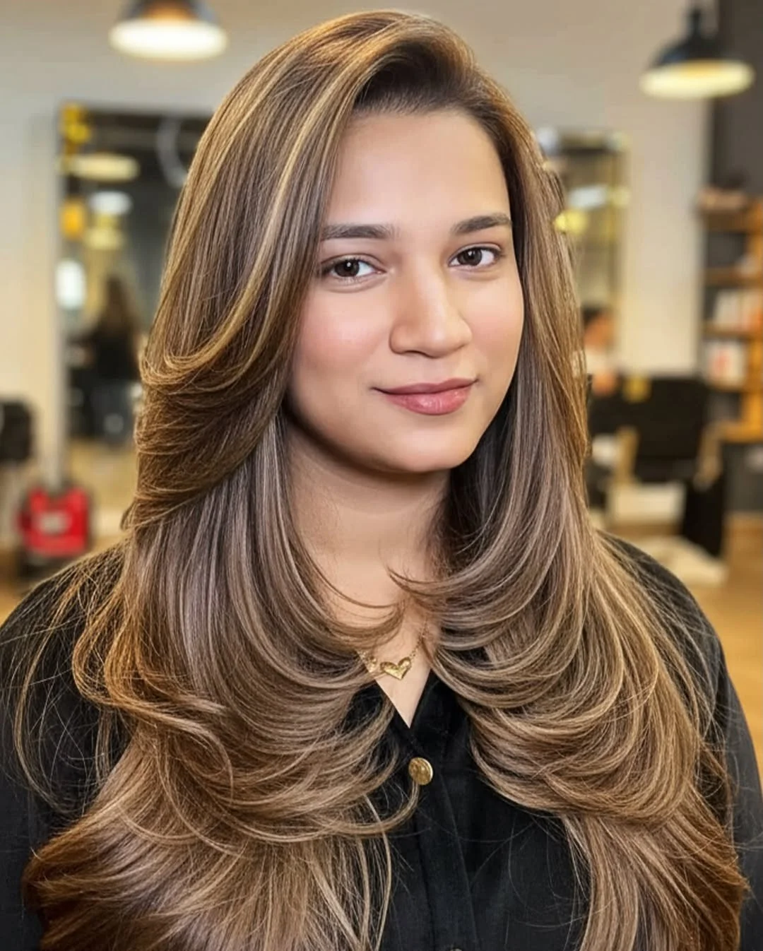 gorgeous summer hair color ideas 2026 Layered mocha volume with soft autumn glow