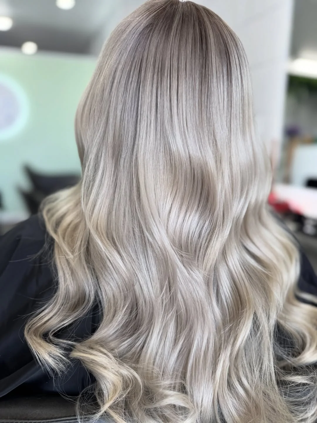 icy summer ash blonde hair color 2026 Light creamy ash blonde with soft pearl glow
