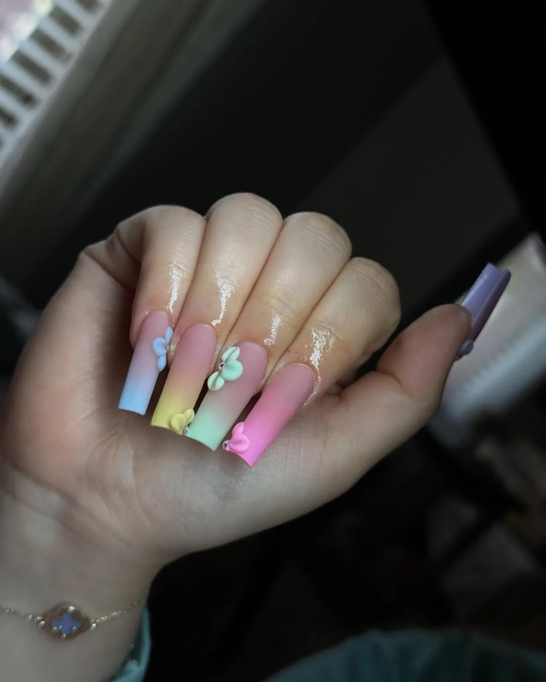 June Nails Ideas 2026 - Summer Trends 2026 Pastel Square Nails