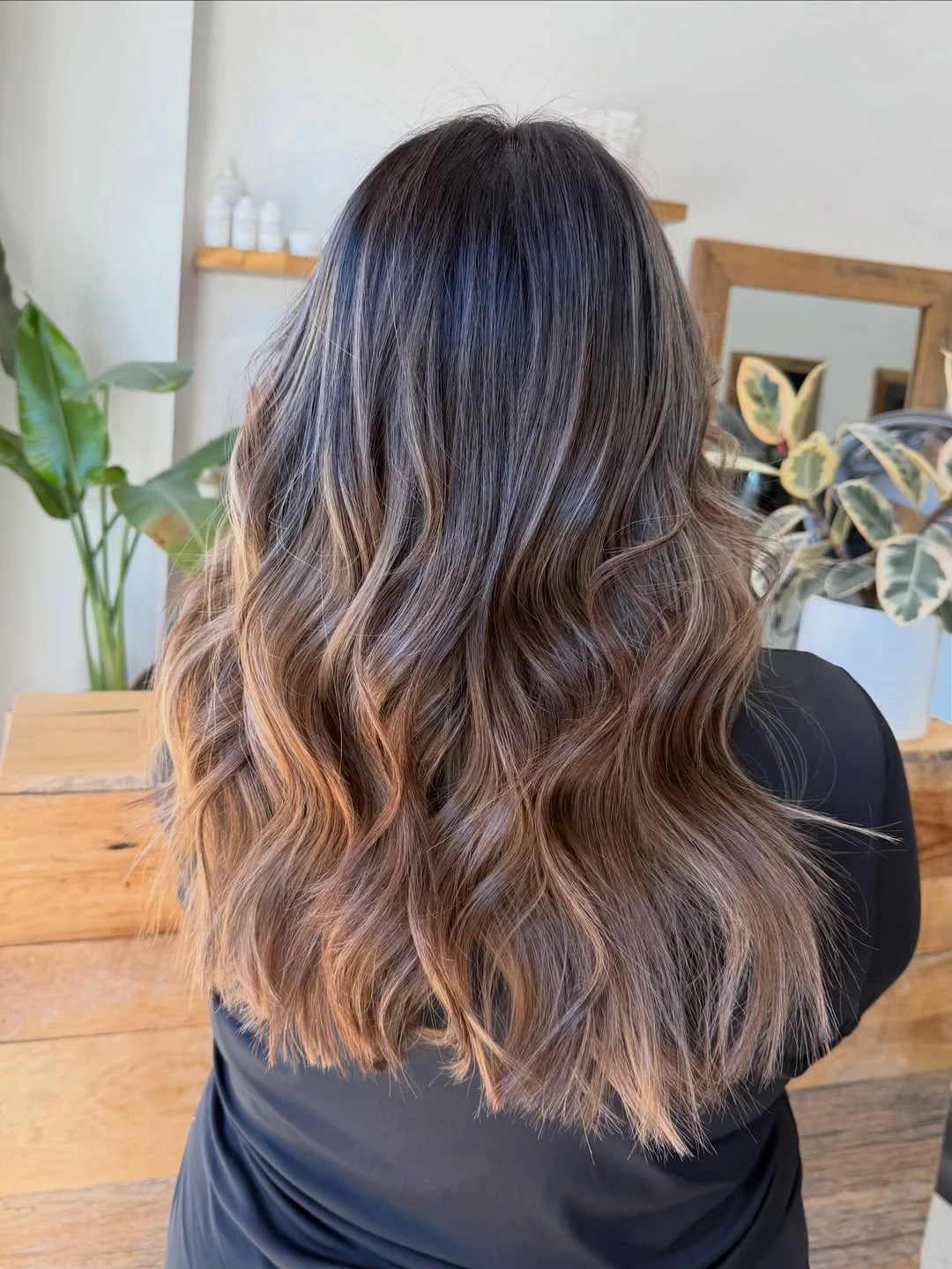 low maintenance summer hair color for brunettes 2026 Dimensional Brunette With Sunlit Ends and Effortless Texture