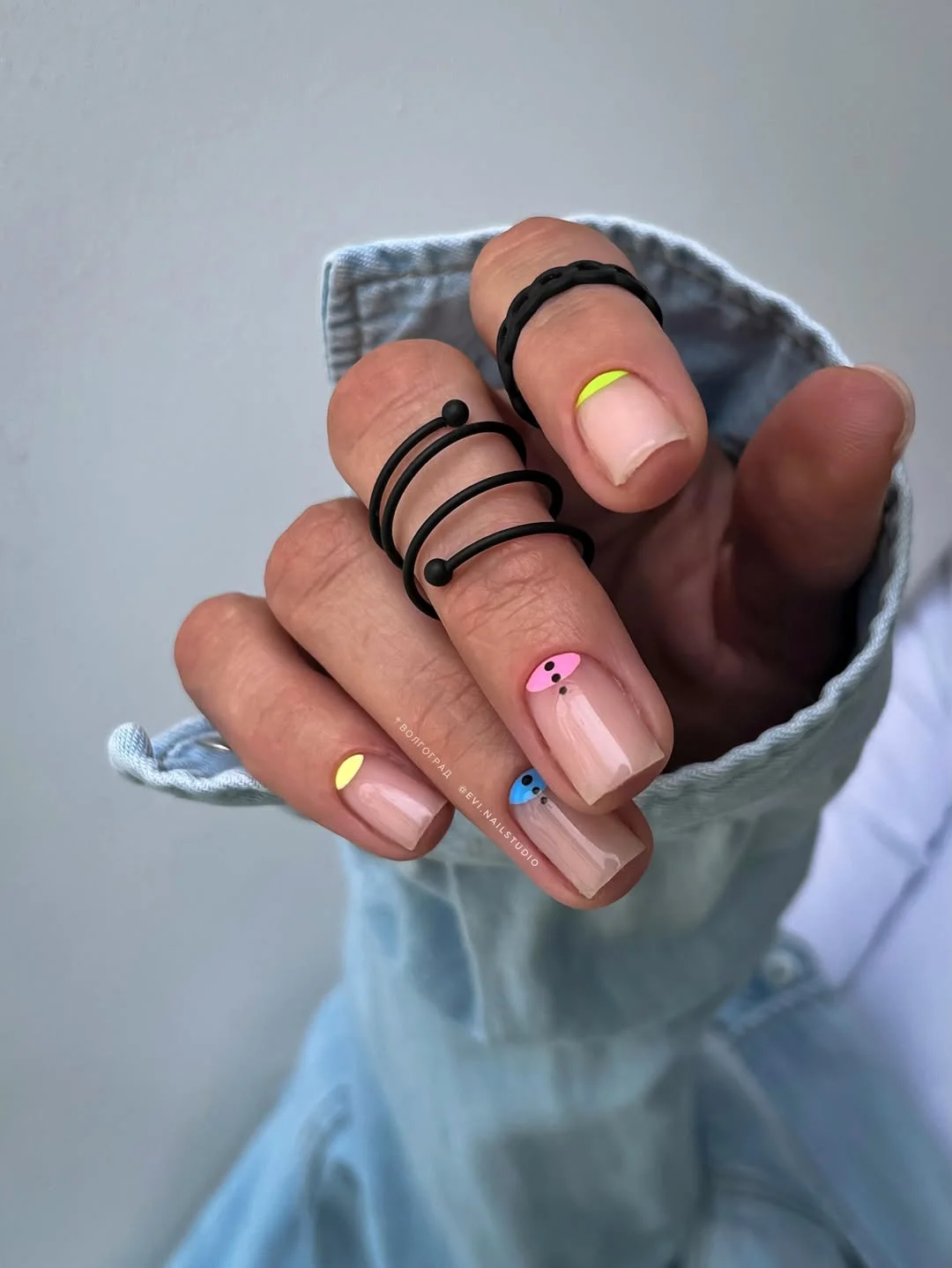 short summer nails 2026 Minimal Dot French Nails With A Playful Twist