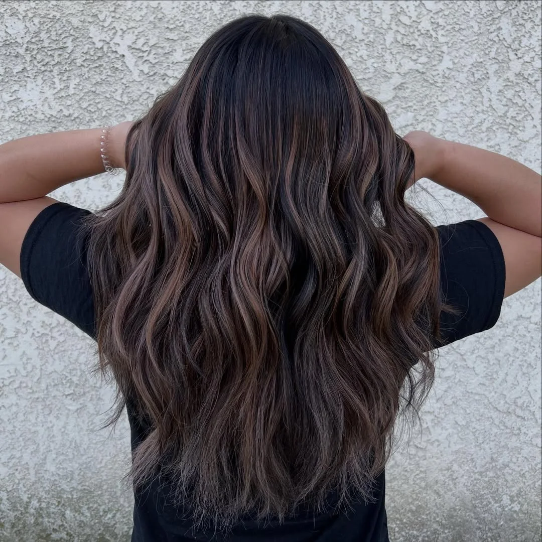 soft summer mushroom brown hair color 2026 Rich chocolate mushroom blend with soft reflective highlights