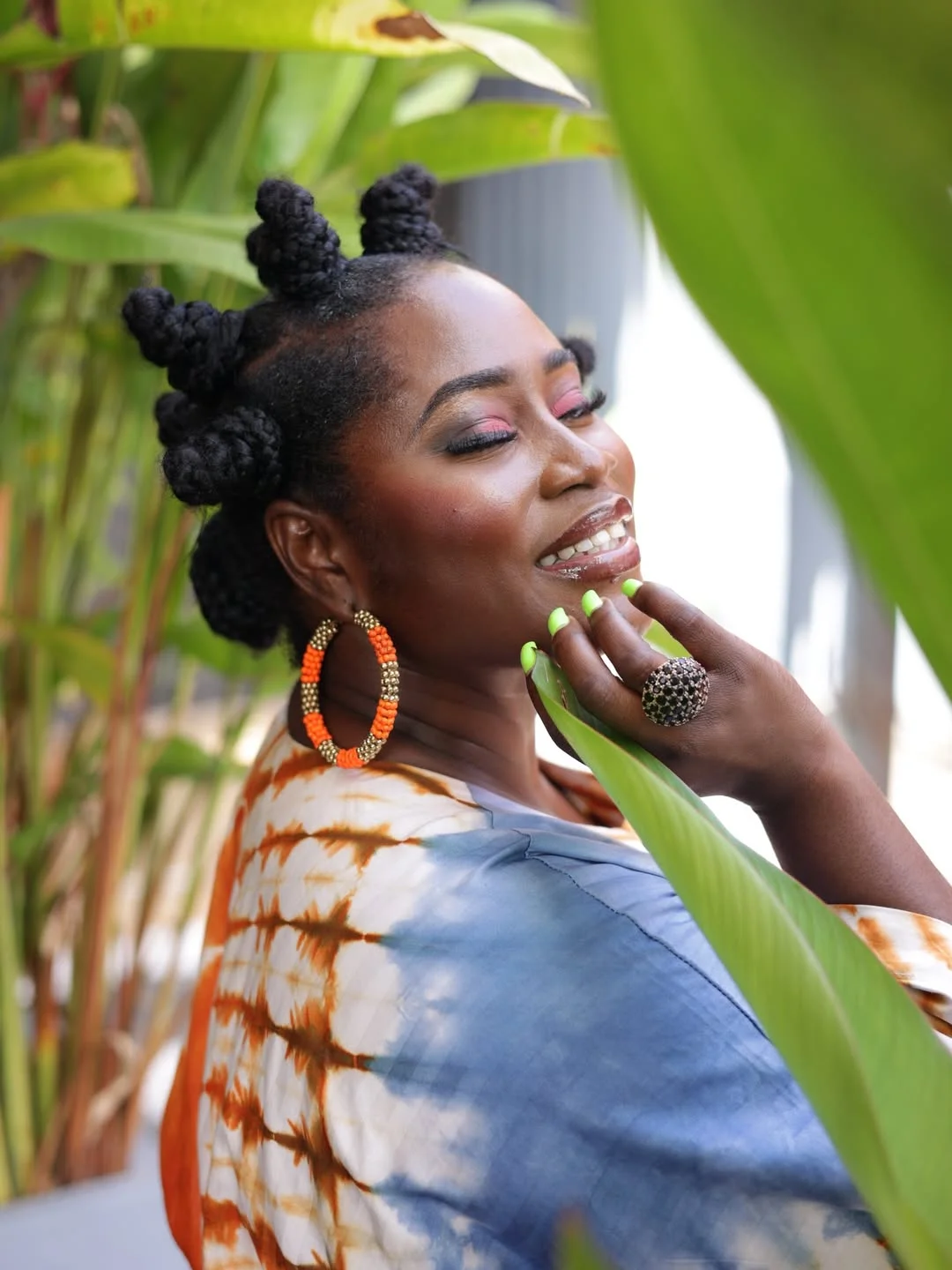 trendy summer hairstyle black women 2026 Playful Bantu Knots With Summer Energy