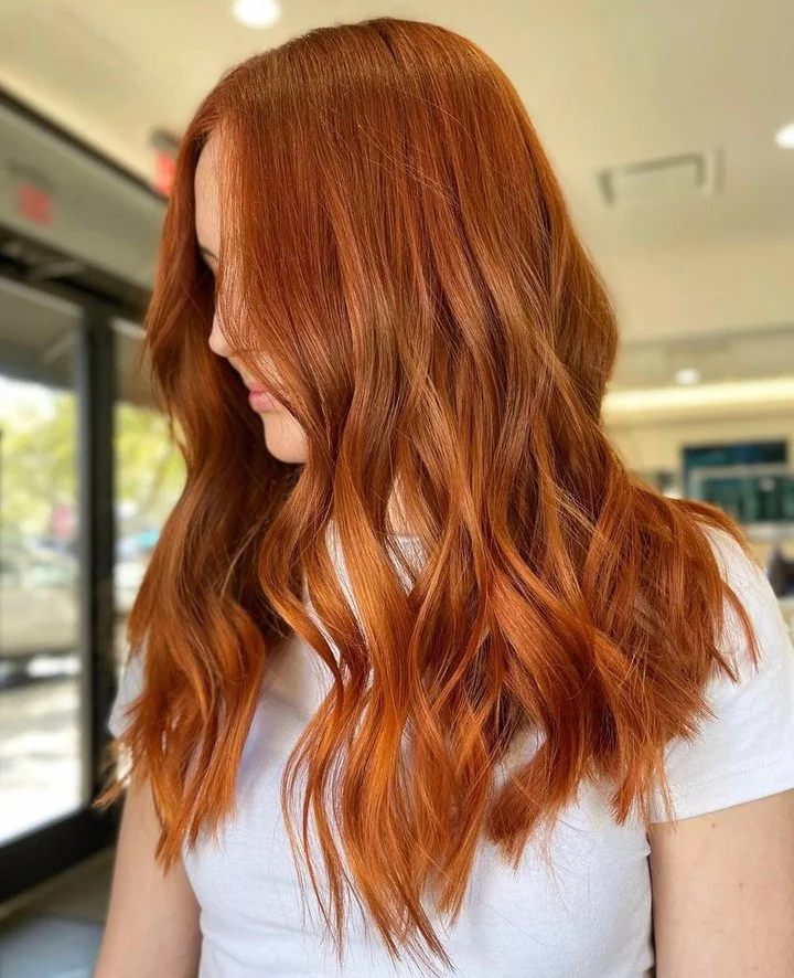 summer outfits for women 2026 Soft Copper Waves That Feel Like Golden Hour