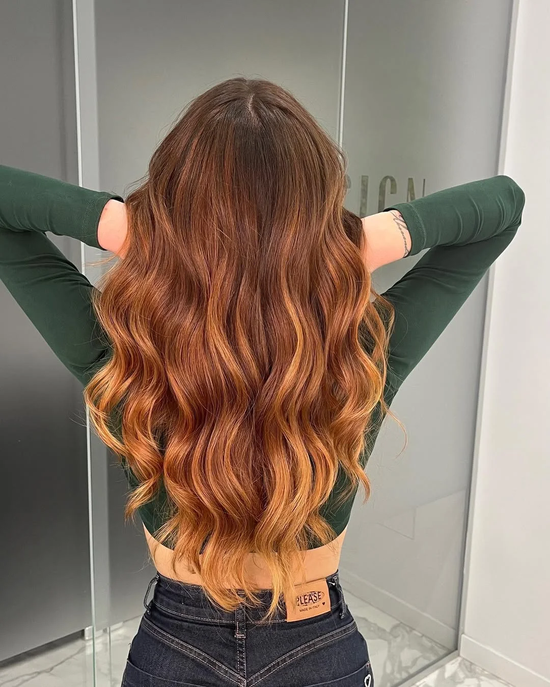 summer outfits for women 2026 Sunlit Copper Ends With Natural Depth