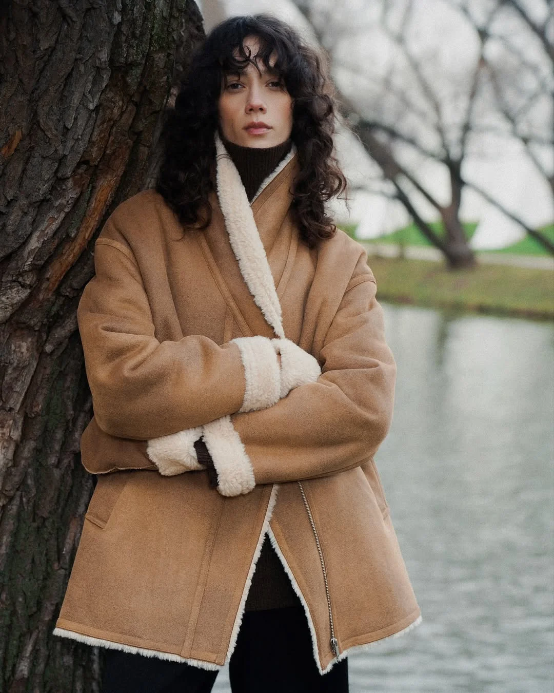 autumn fashion outfits 2026 Shearling Layers That Make Cold Days Feel Luxurious