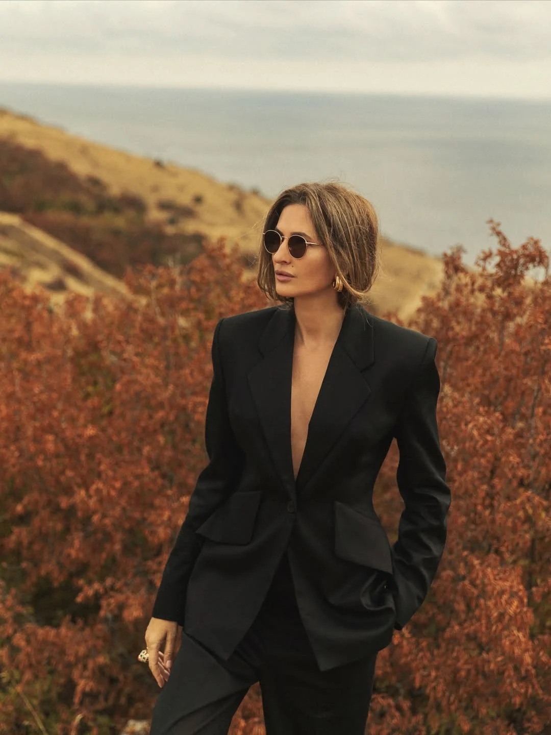 autumn fashion outfits 2026 Sharp Black Tailoring Never Misses