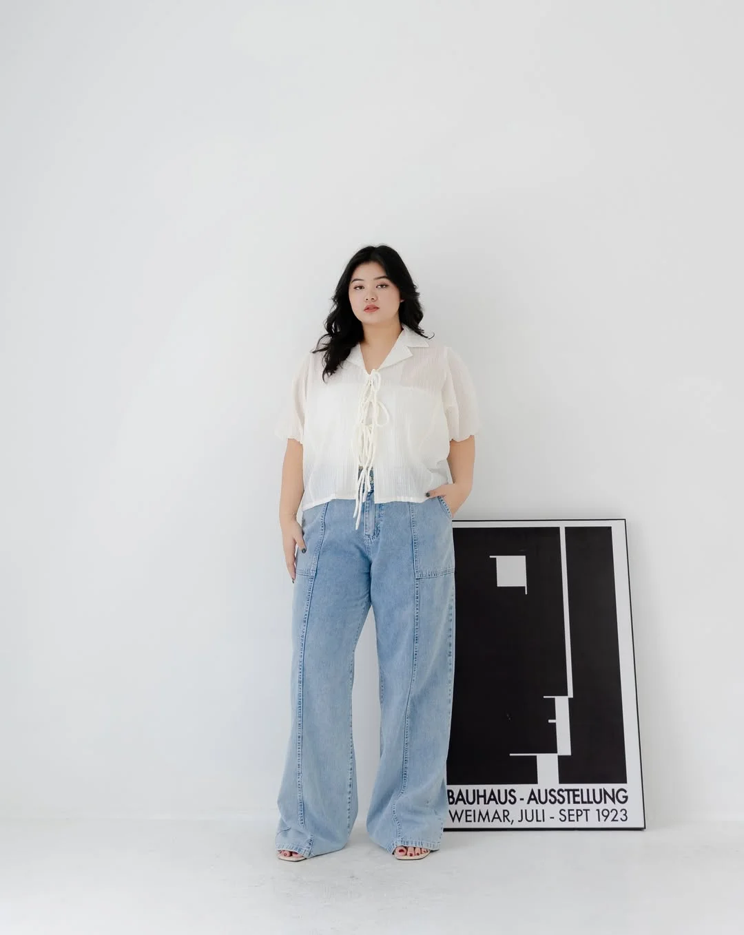 boho chic outfits fall plus size 2026 Soft Denim and Light Bohemian Minimalism