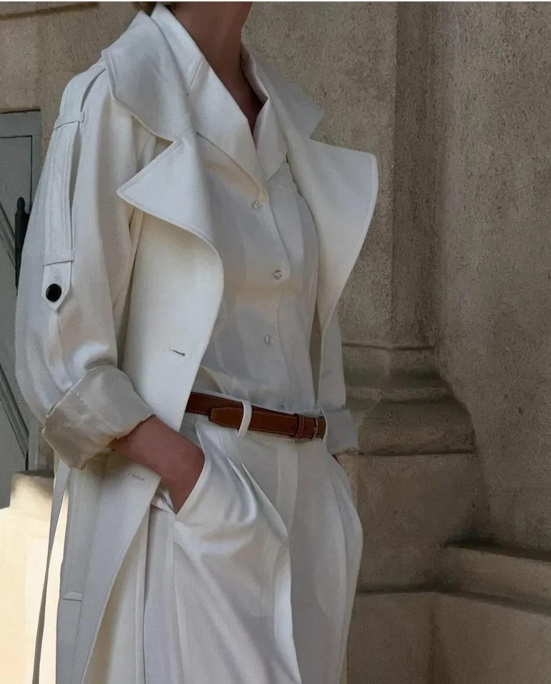 casual early fall outfits comfy 2026 Head-to-Toe White With Quiet Luxury Appeal