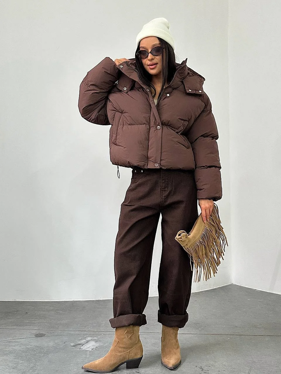chic fall fashion aesthetic 2026 Western Inspired Chocolate Tones