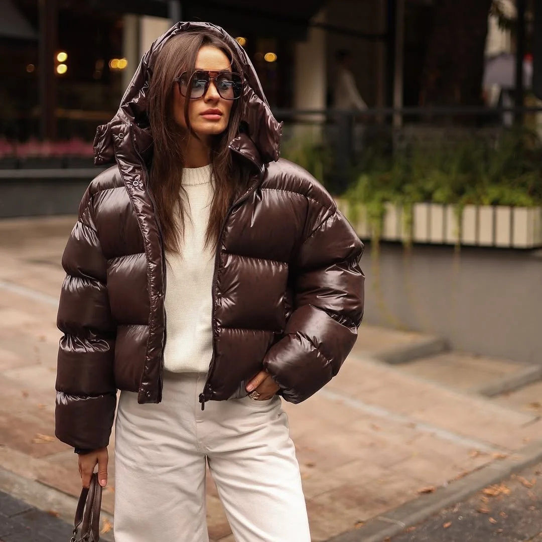 chic fall fashion aesthetic 2026 Rich Chocolate Outerwear for Cold City Days