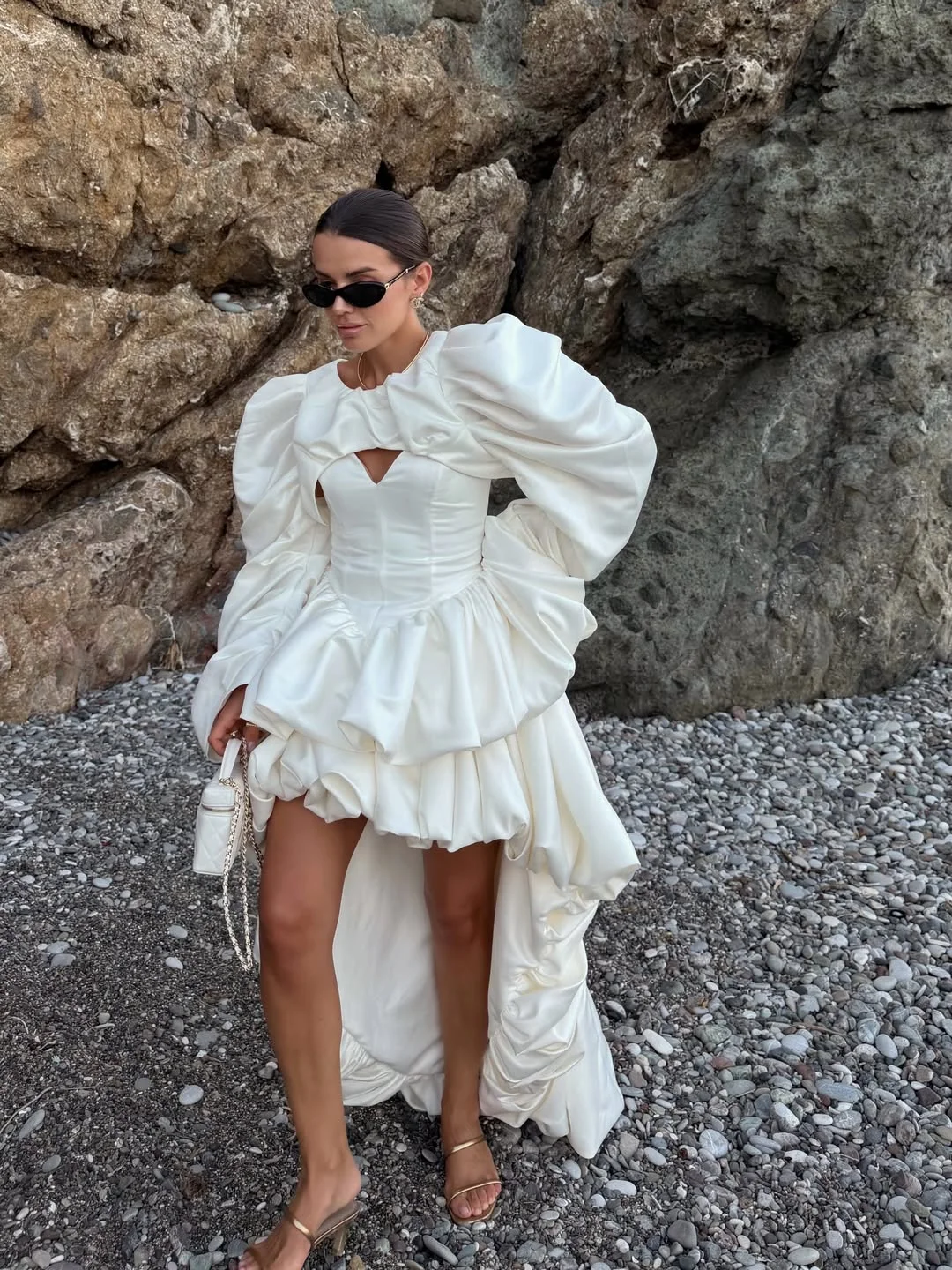 chic fall outfits for women in 30s style 2026 Romantic Volume Meets Modern Femininity