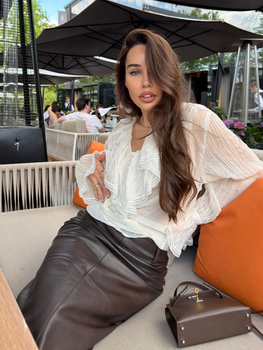 chic fall outfits for women in 30s style 2026 Soft Romance With Leather Contrast