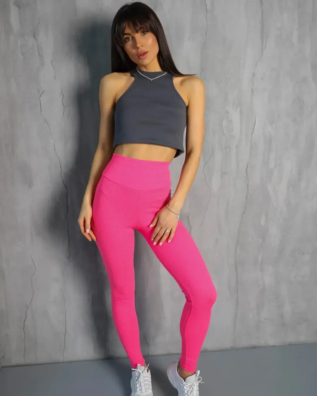 chic fall outfits with leggings and sneakers 2026 Bright Activewear with Confidence