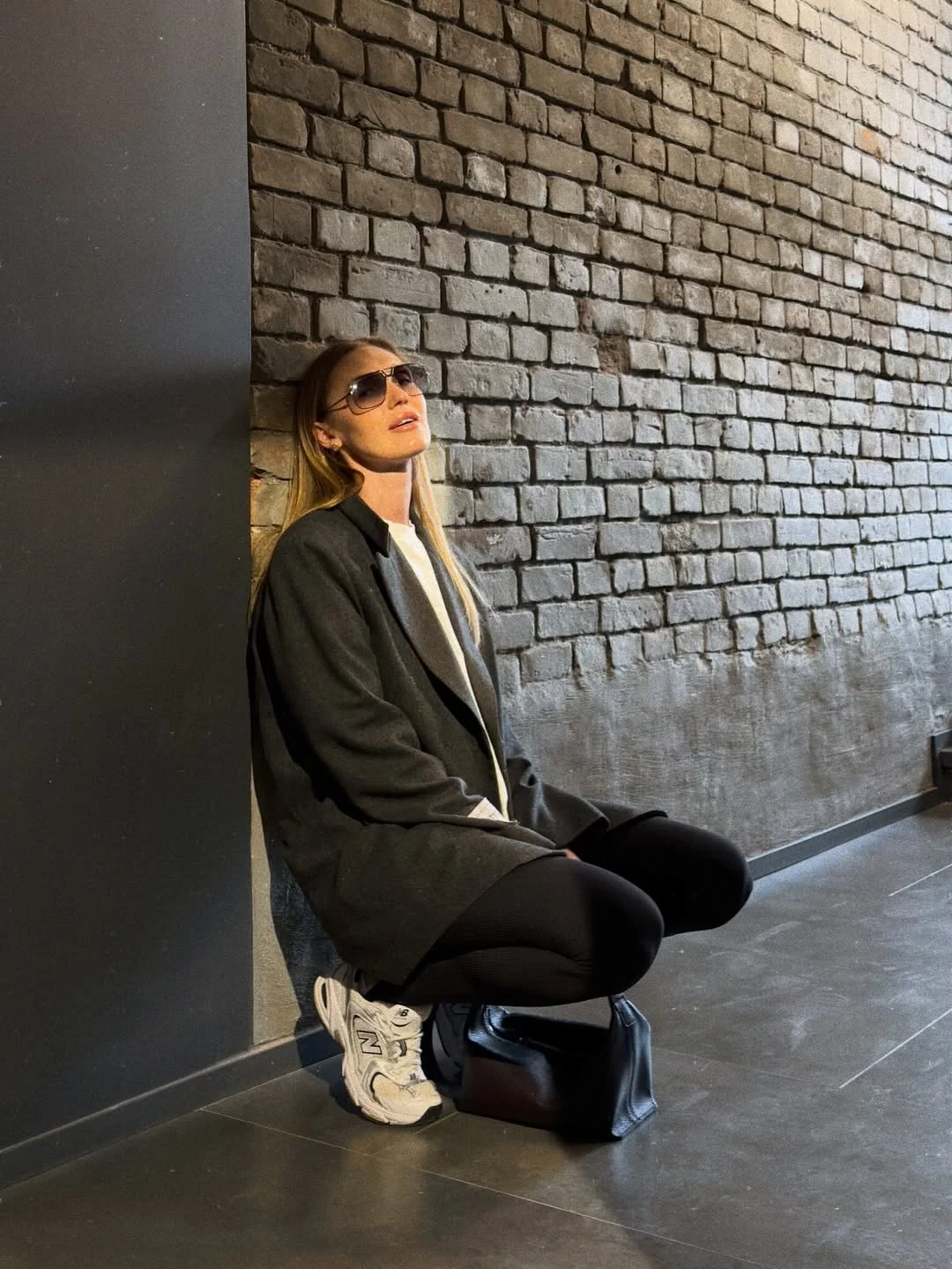 chic fall outfits with leggings and sneakers 2026 Elevated Leggings Styling for a Modern Business Casual Mood