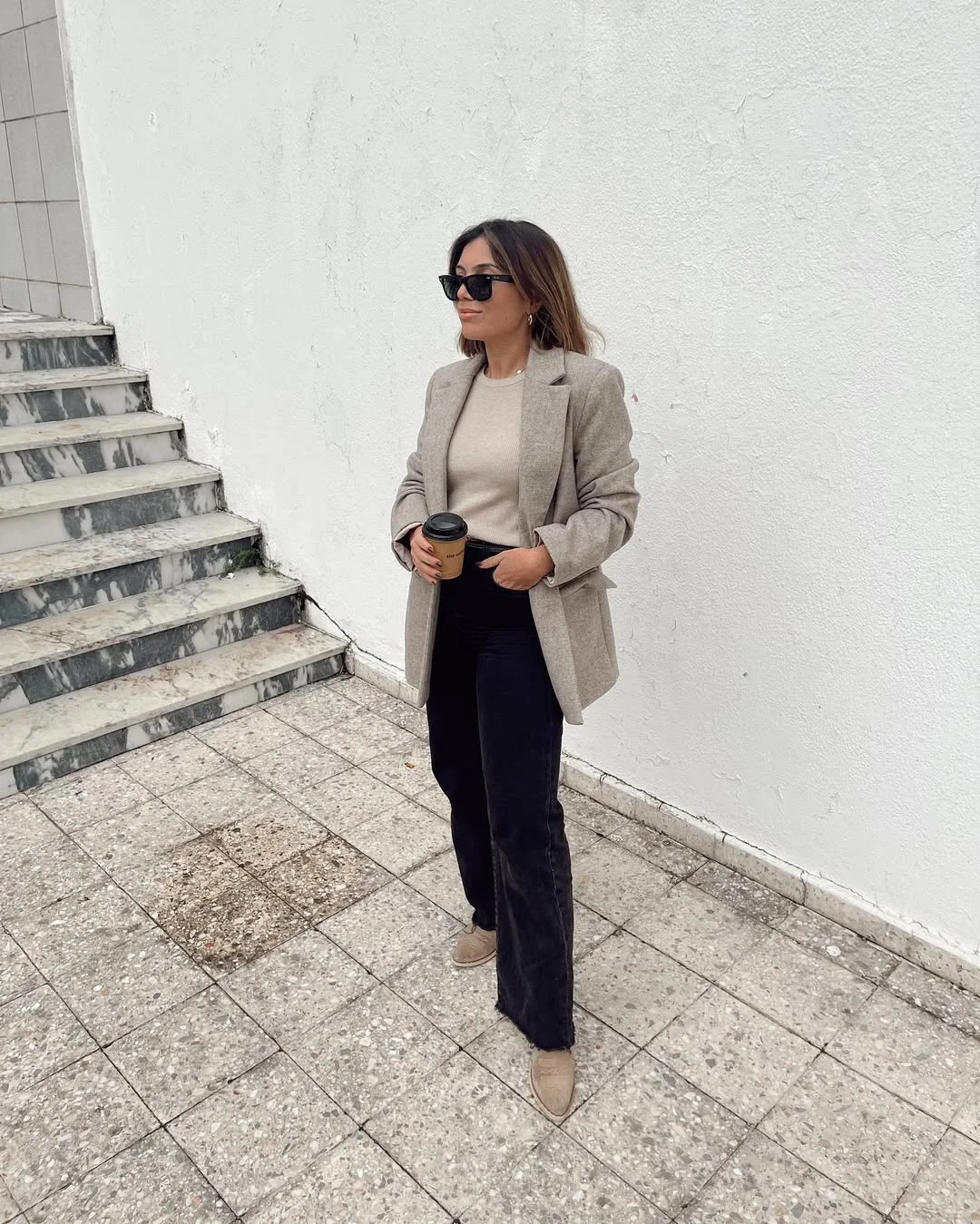 chic fall smart casual office outfits women 2026 Soft Neutrals That Always Look Expensive