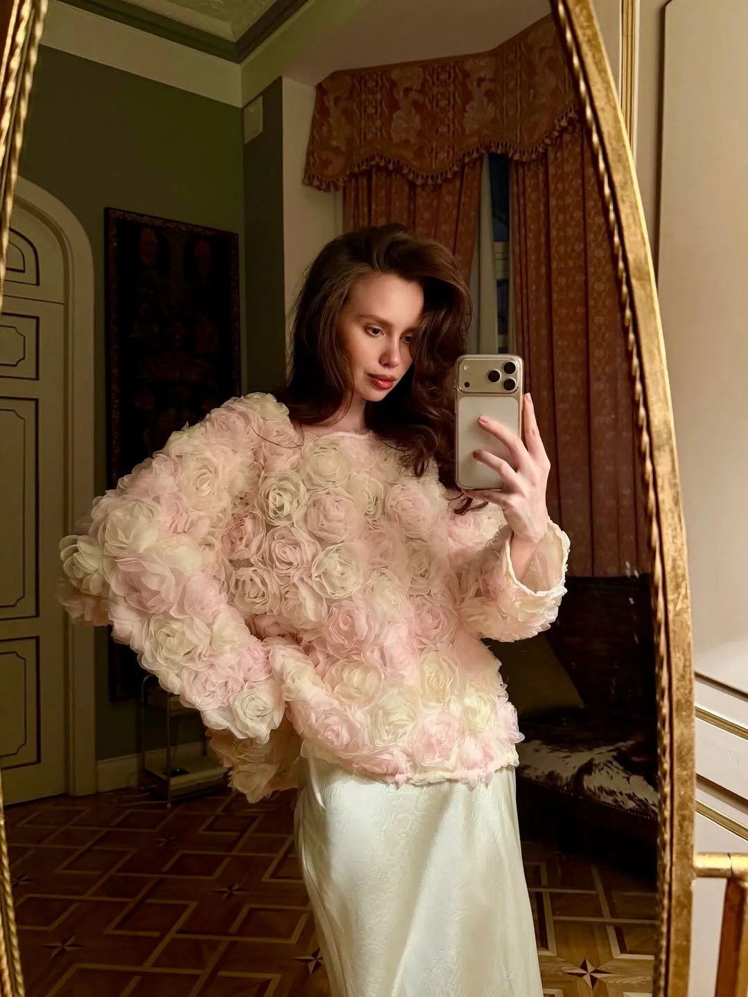 chic new trends: fall fashion 2026 Rosette Textures Take Over Fall Evenings
