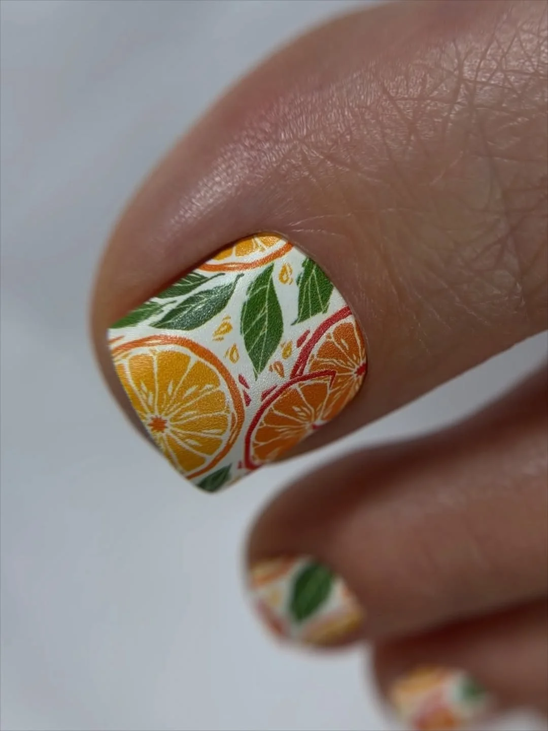 chic summer toe nails design ideas 2026 Citrus Grove Pedicure for Sunny Days