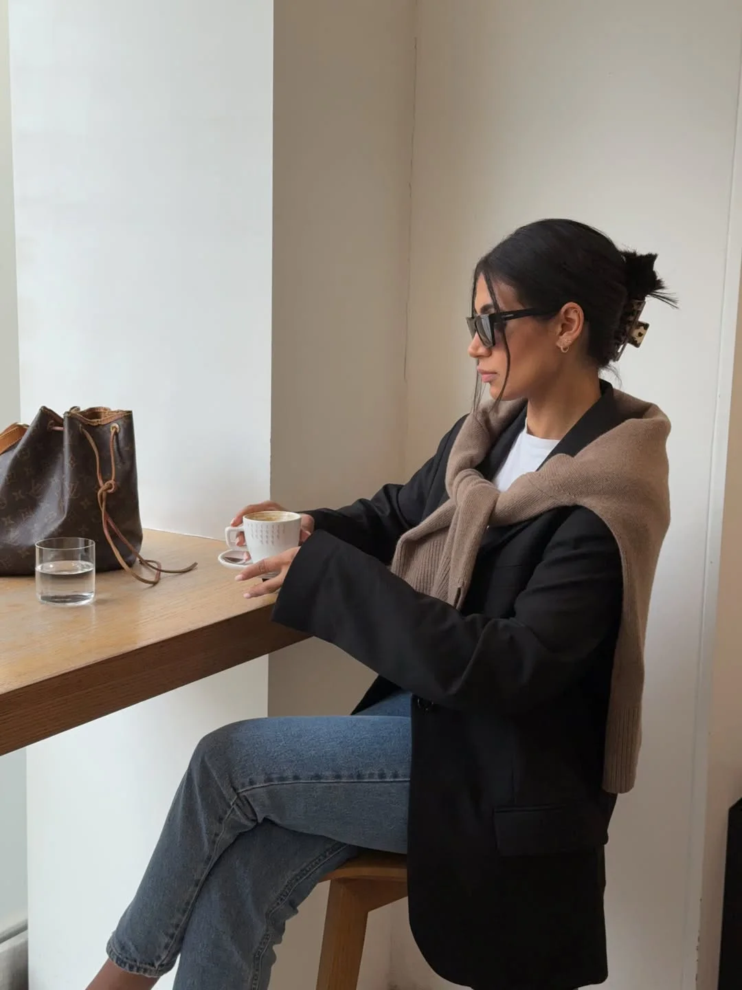 comfortable cozy chic fall outfits for 2026 The Elevated Coffee Run Uniform