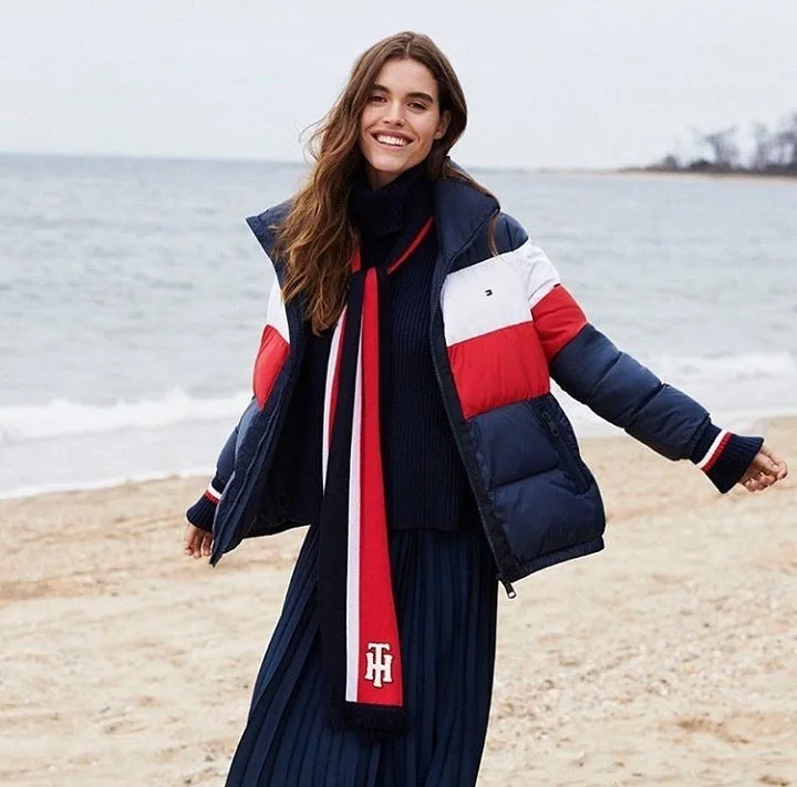 comfortable cozy chic fall outfits for 2026 Coastal Color Blocking That Brightens Gray Days