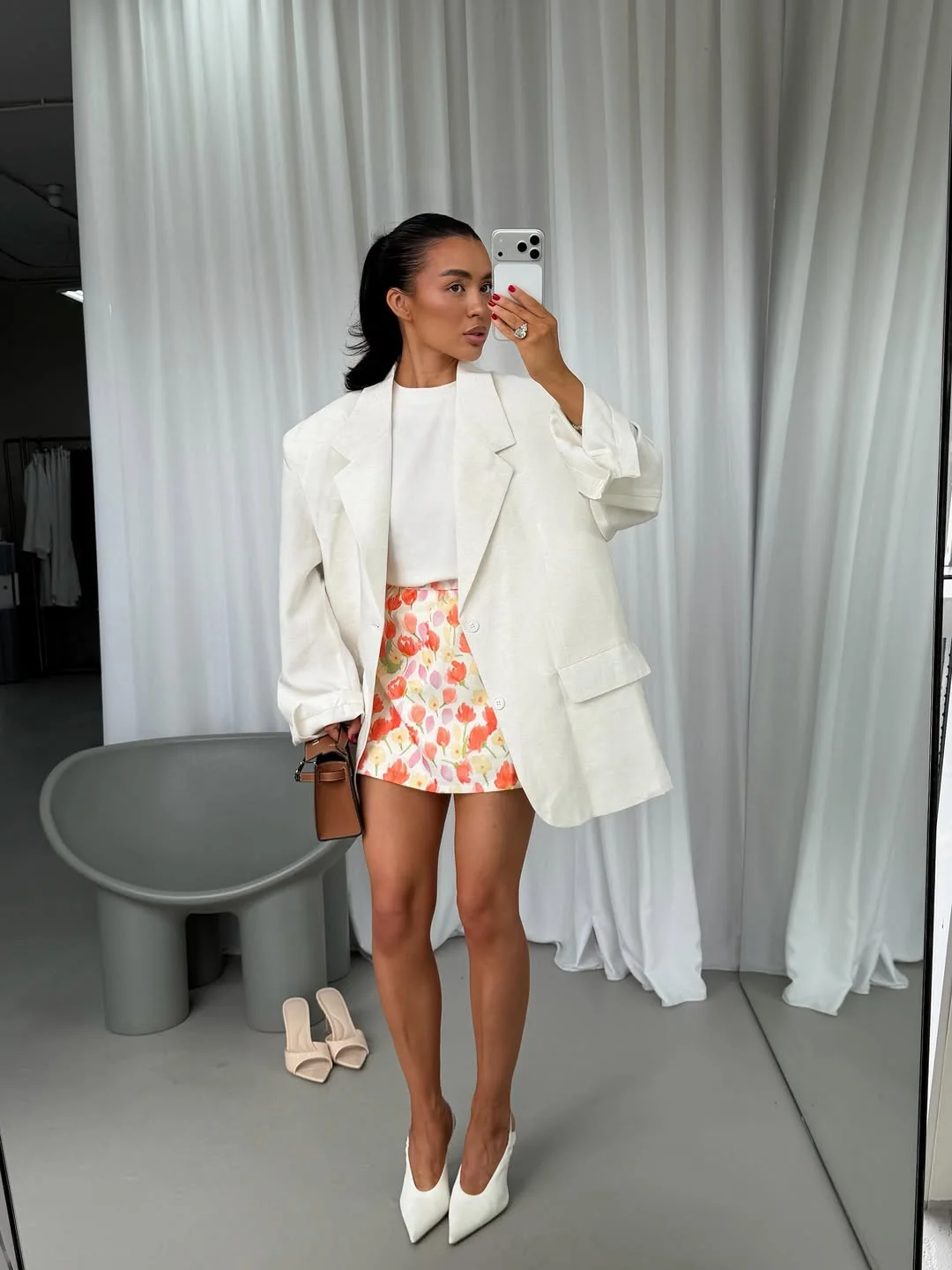 comfy fall outfits for office 2026 Oversized Blazers Balance Feminine Prints Perfectly