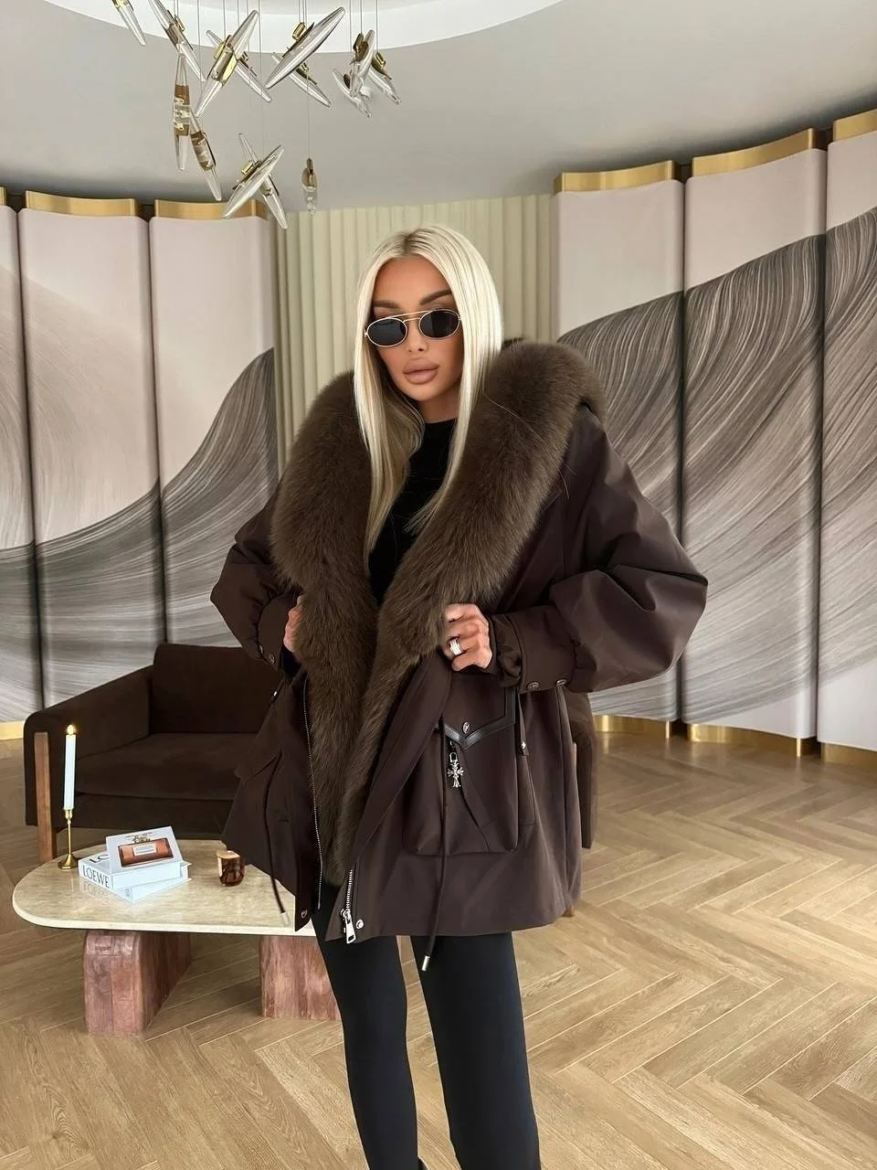 cute fall outfits with boots and leggings 2026 Luxurious Texture With Deep Espresso Tones