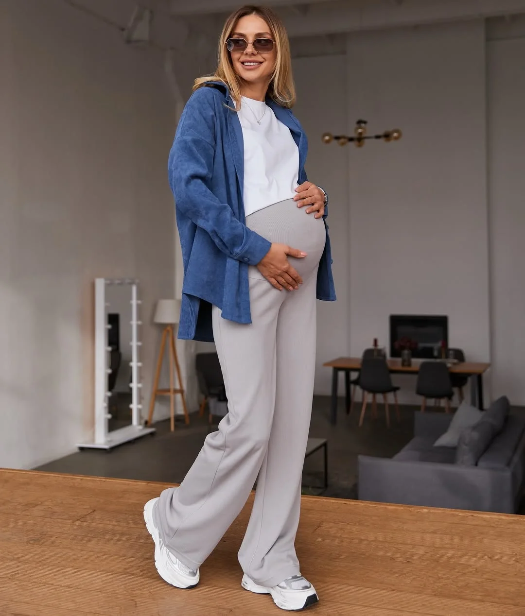 cute pregnancy outfits fall 2026 Sporty Layers for Everyday Comfort