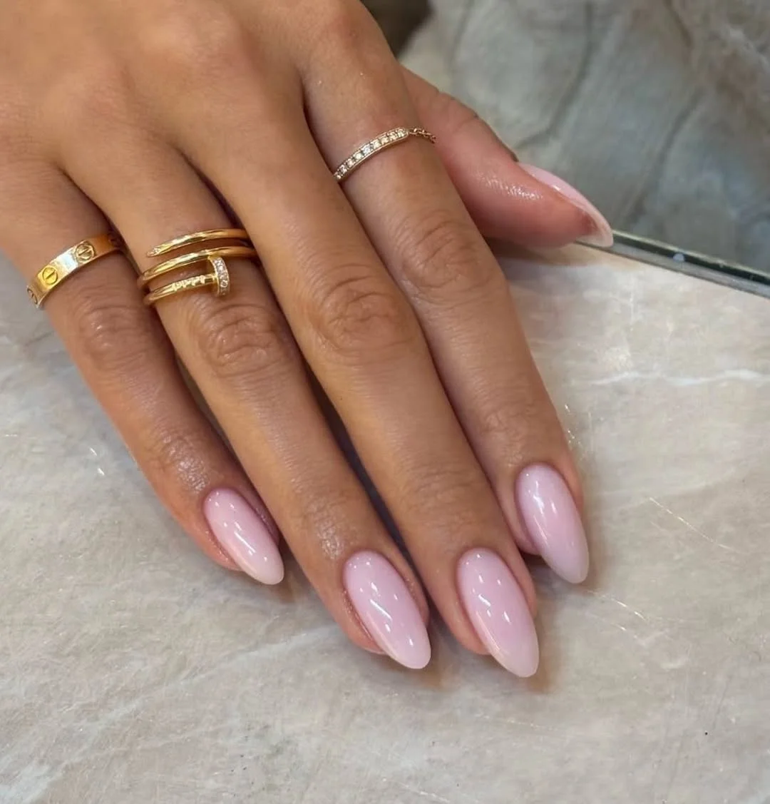 cute summer oval nails 2026 Classic Baby Pink Oval Nails That Never Miss