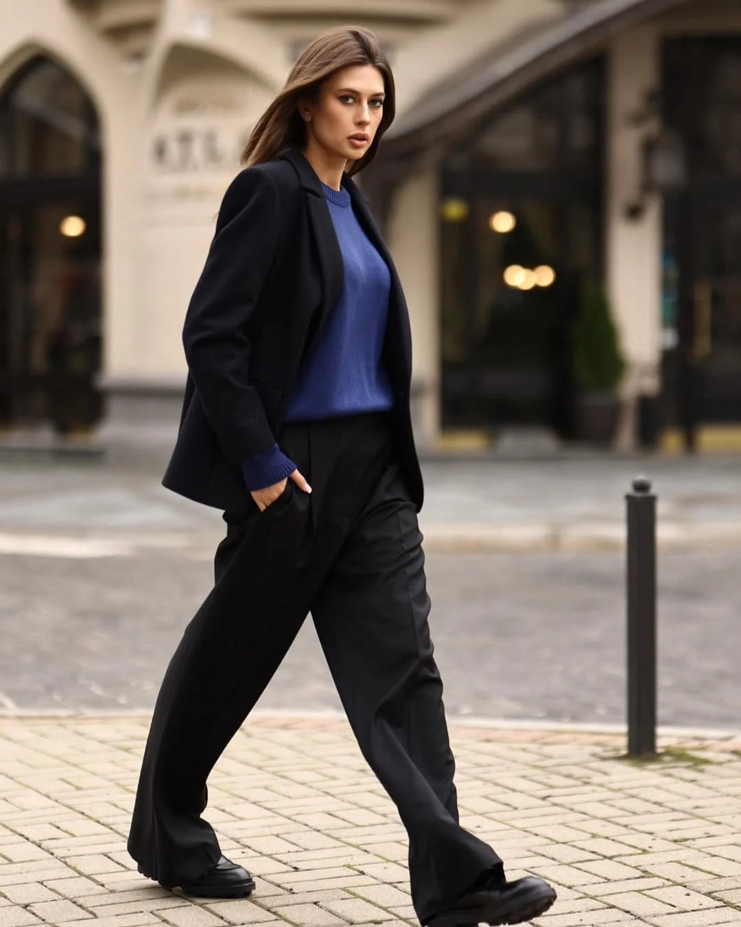 elegant fall outfits ideas 2026 Power Dressing With a Relaxed Edge
