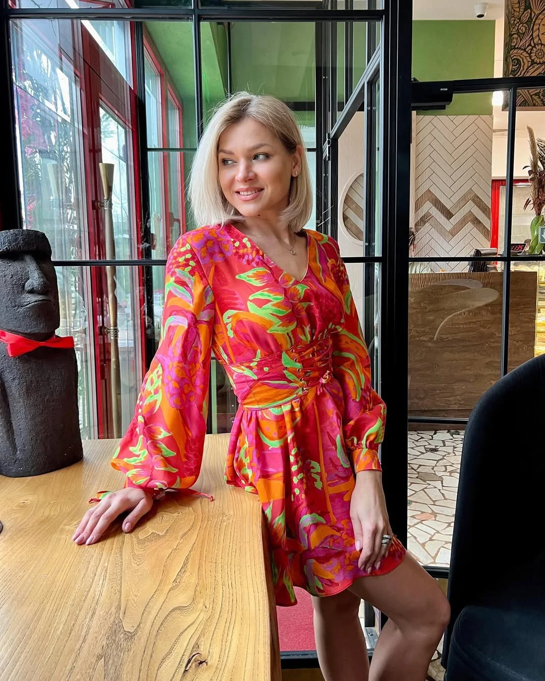 fall festival outfits dress to impress 2026 Bold Floral Prints That Bring Summer Energy Into Fall
