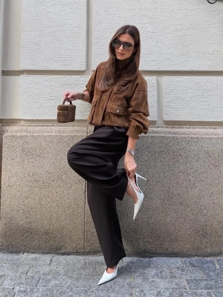 fall streatwear fashion 2026 Chocolate Layers Make Everyday Street Style Feel Luxurious