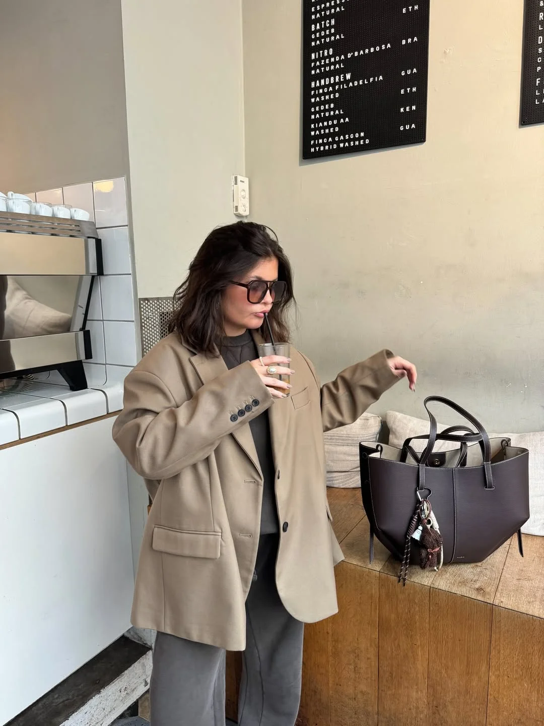 fall travel outfits with sneakers 2026 Soft Tailoring for Coffee Stops and Long Walks