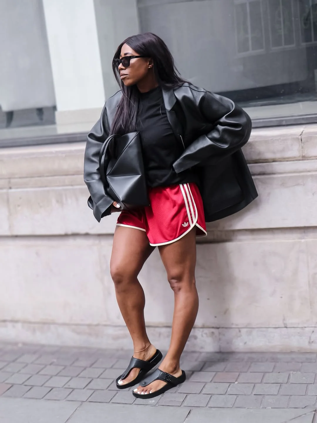 fashionable fall 2026 outfits for black women Sporty Street Style with Elevated Contrast