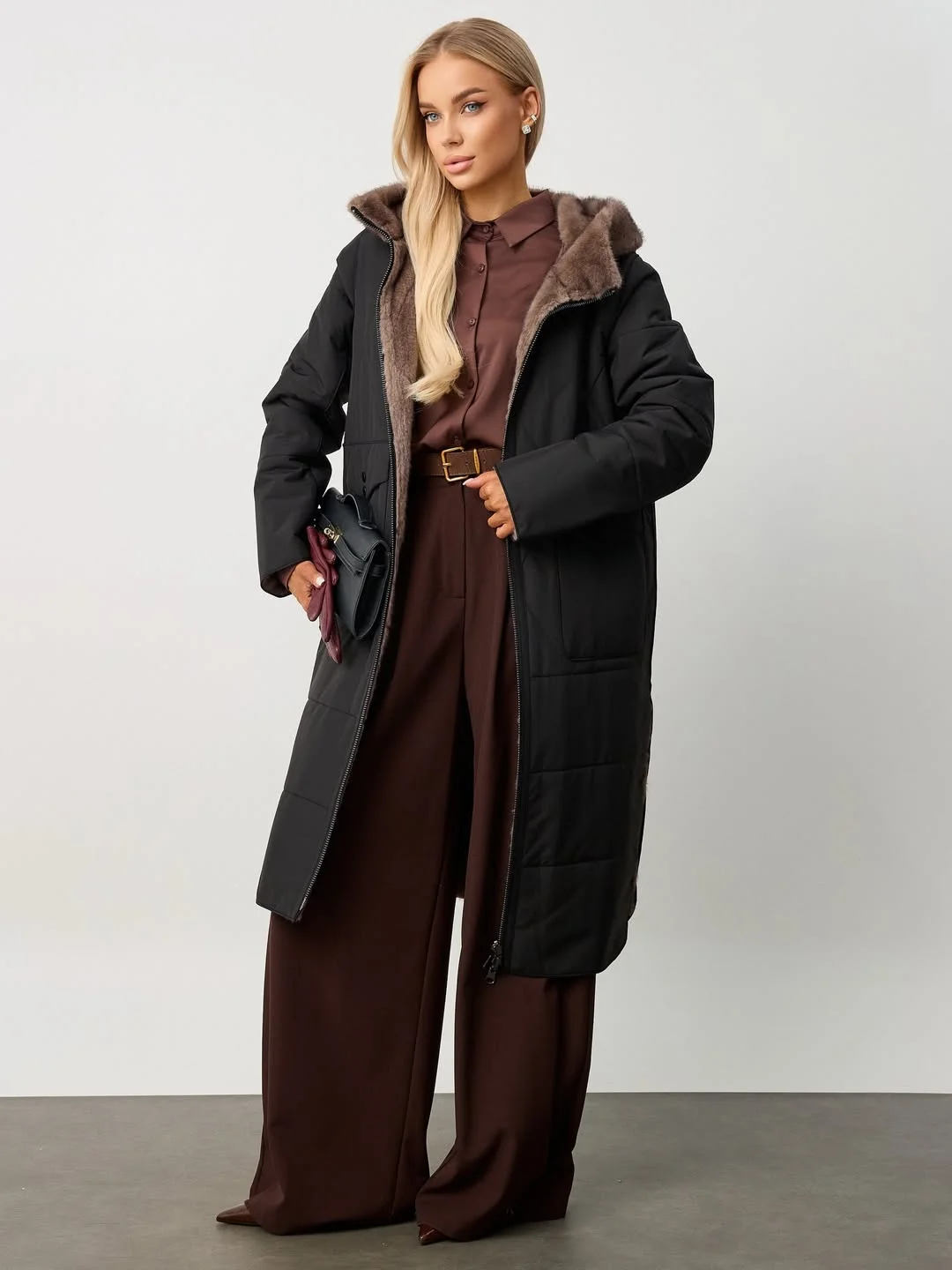 fashionable fall outfits with coat 2026 Chocolate Tones and Modern Winter Elegance