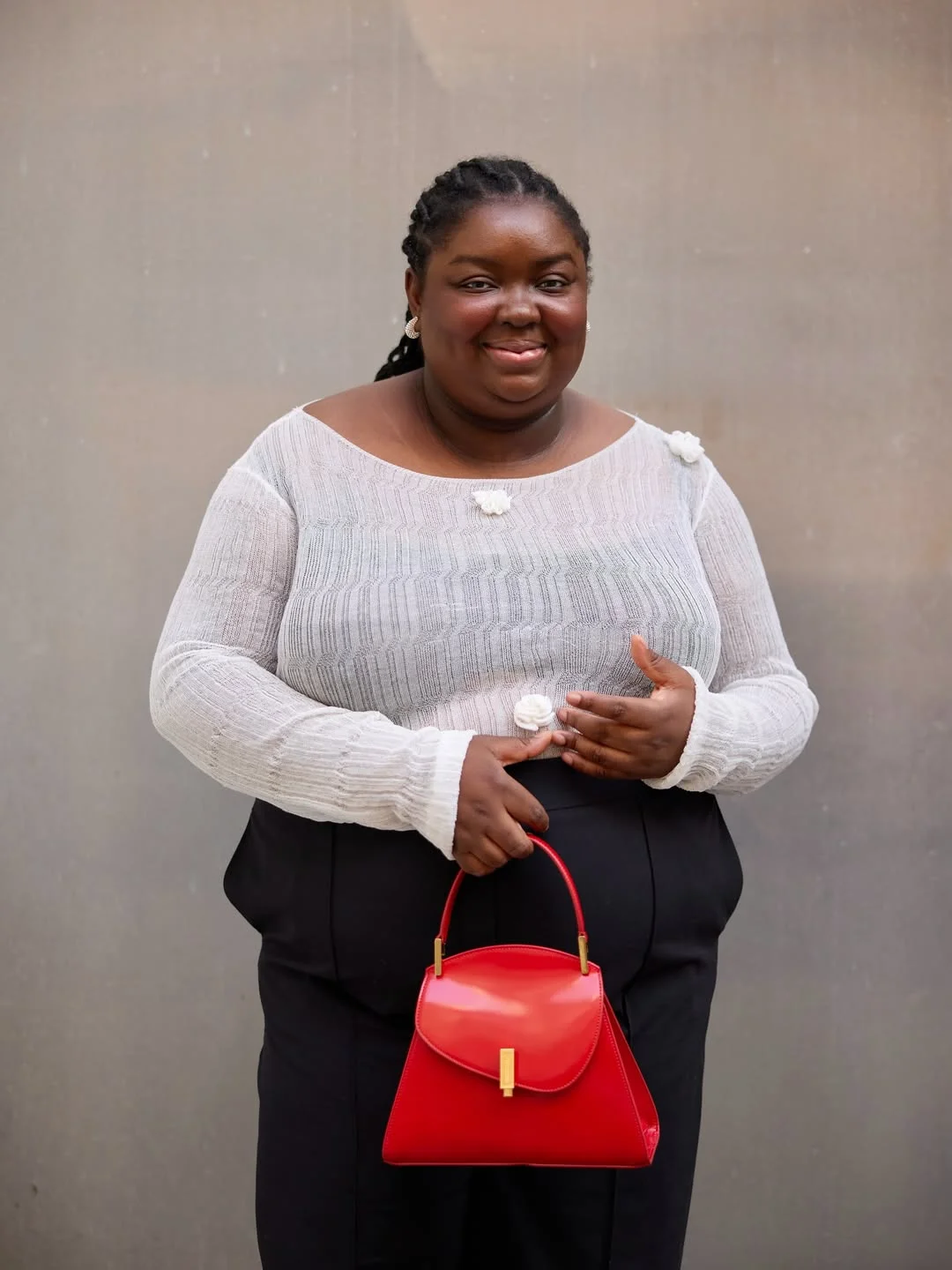 flattering fall outfits for plus size women 2026 Soft Neutrals with a Pop of Color