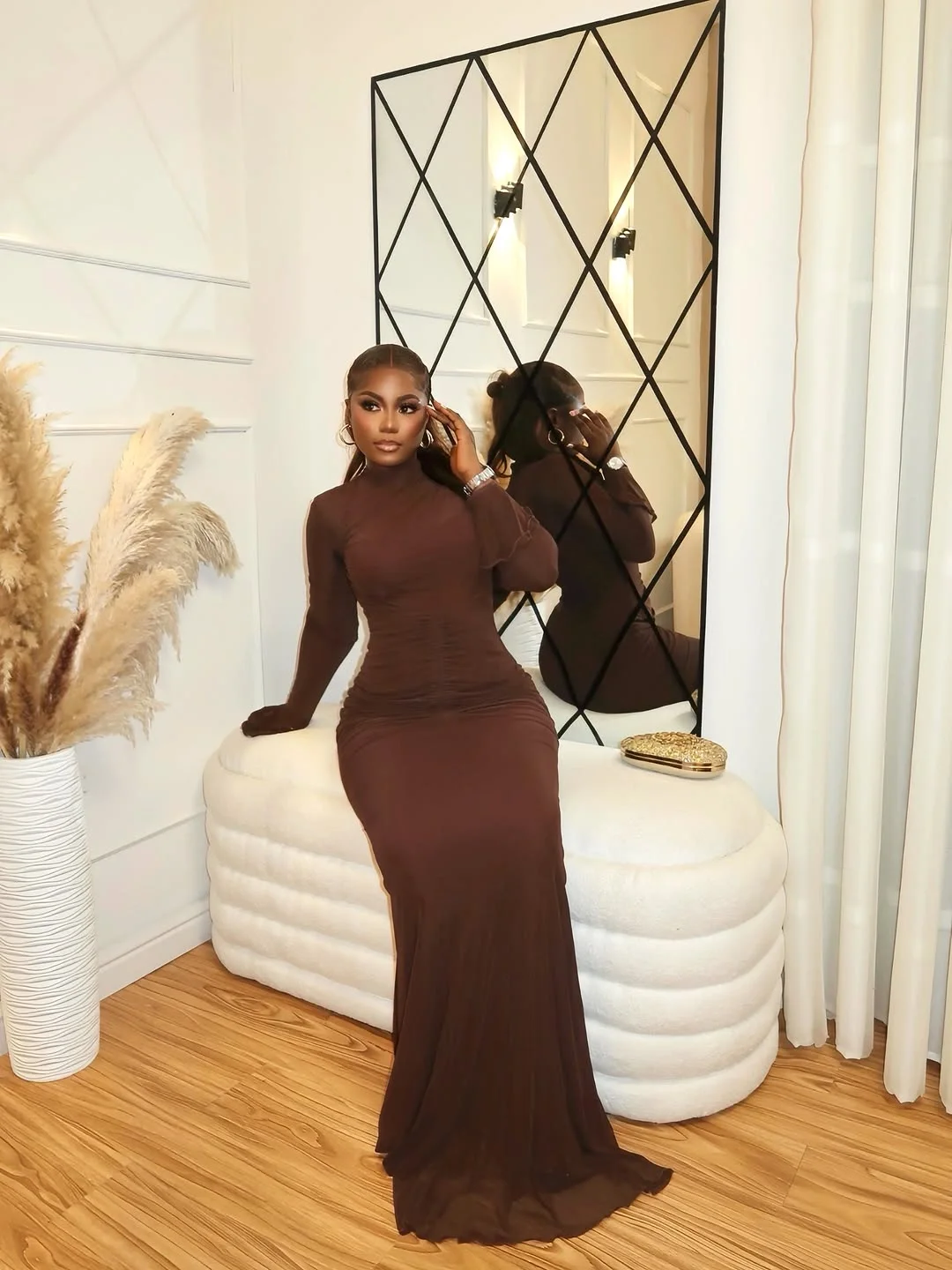 nice fall outfits for black women 2026 Chocolate Brown Dresses Are Quiet Luxury in Motion