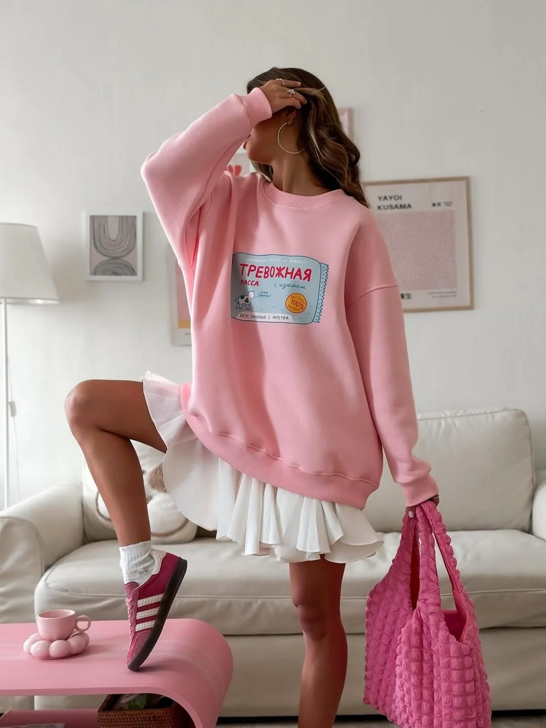 professional fall office outfits for women 2026 Playful Pink Layers Meet Office-Friendly Comfort