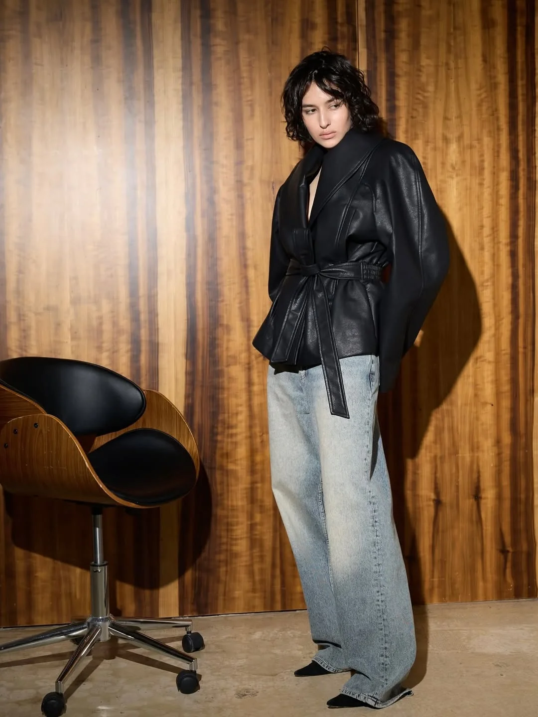 professional fall office outfits for women 2026 Casual Jeans Elevated by Tailored Leather