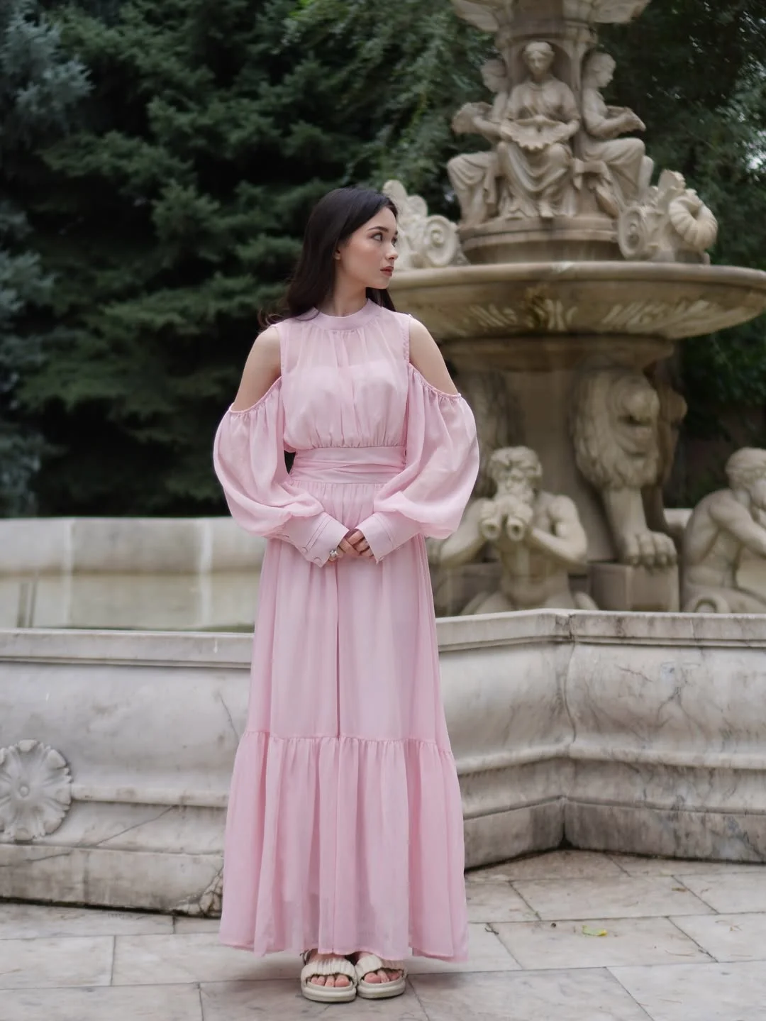 romantic dinner outfits date night fall 2026 Soft Pink Romance for Quiet Dates