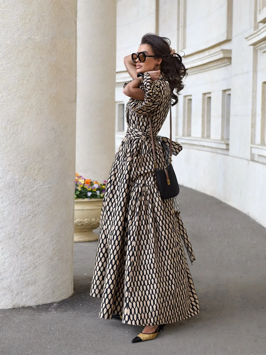 romantic dinner outfits date night fall 2026 Printed Elegance for Fall Occasions