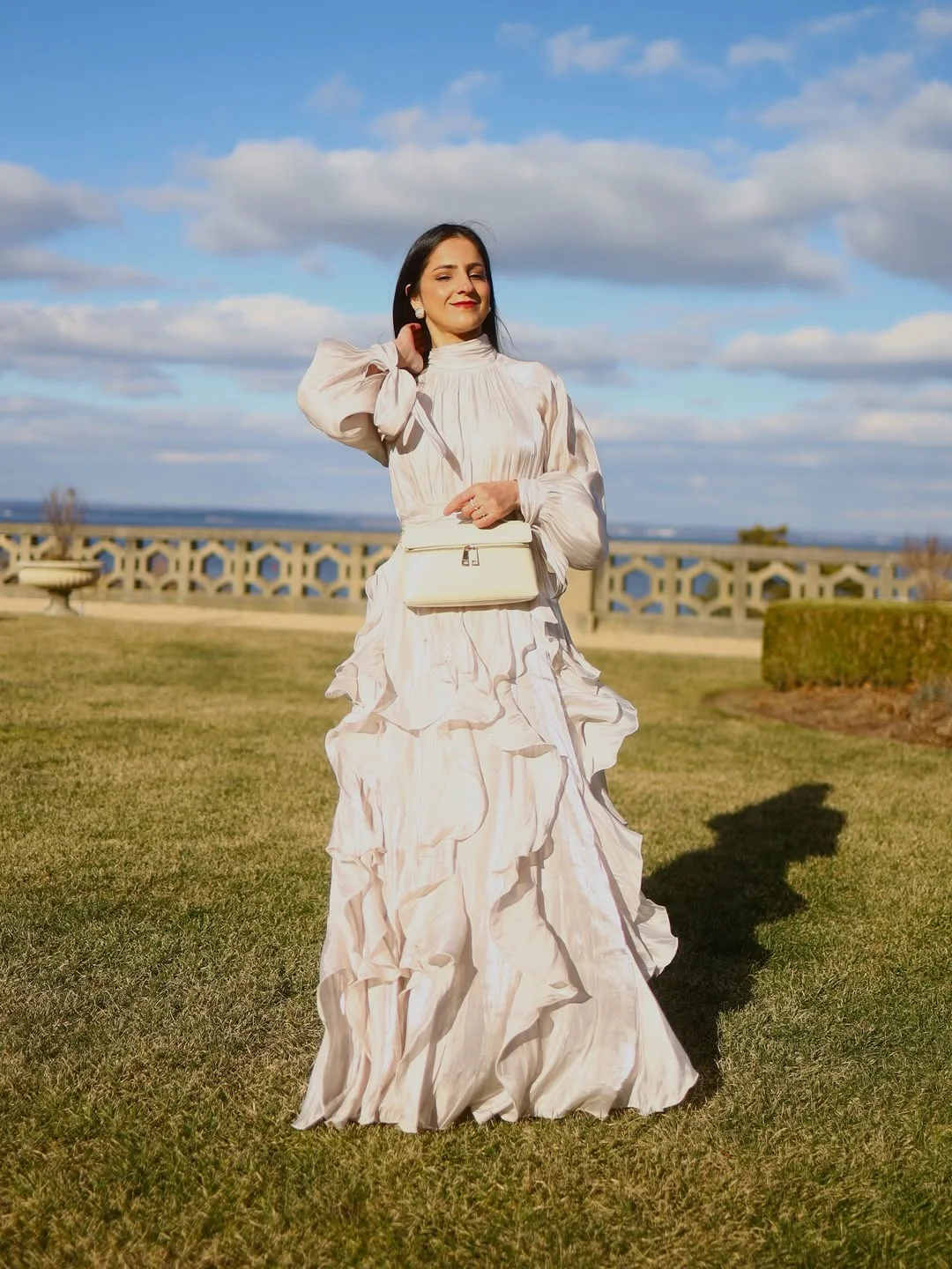 romantic dinner outfits date night fall 2026 Romantic Ruffles and Soft Neutrals for Elegant Fall Moments