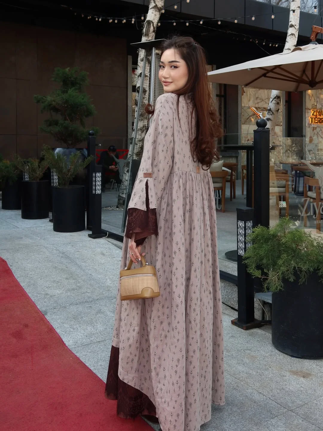 romantic dinner outfits date night fall 2026 Muted Floral Layers for Outdoor Dates