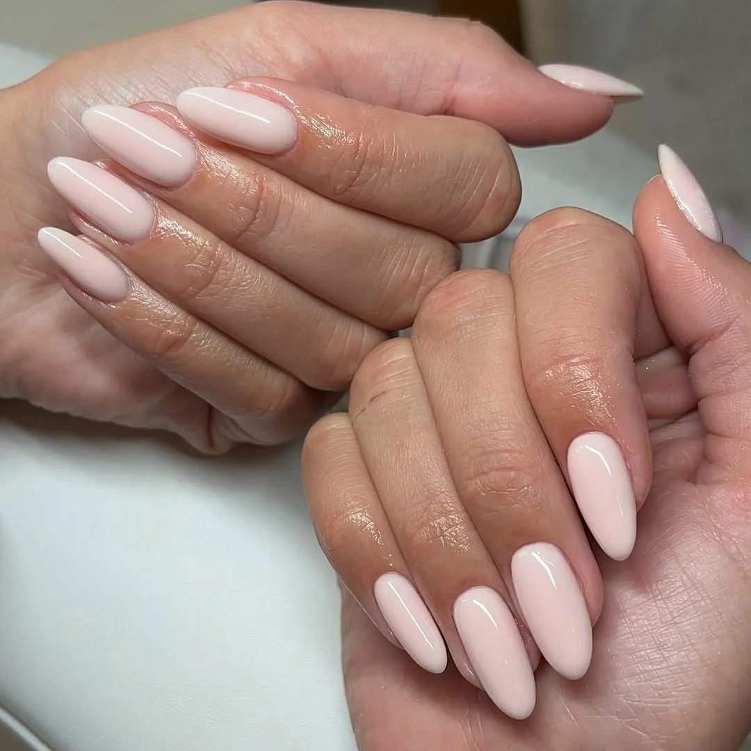 simple plain summer nails 2026 Soft Blush Almond Nails That Never Feel Overdone
