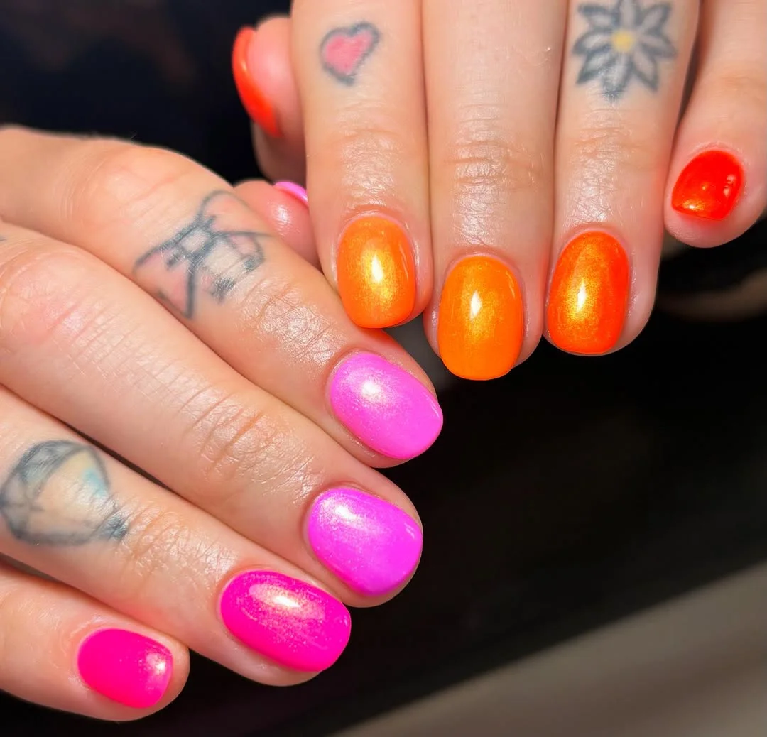 simple plain summer nails 2026 Neon Candy Colors That Feel Playful