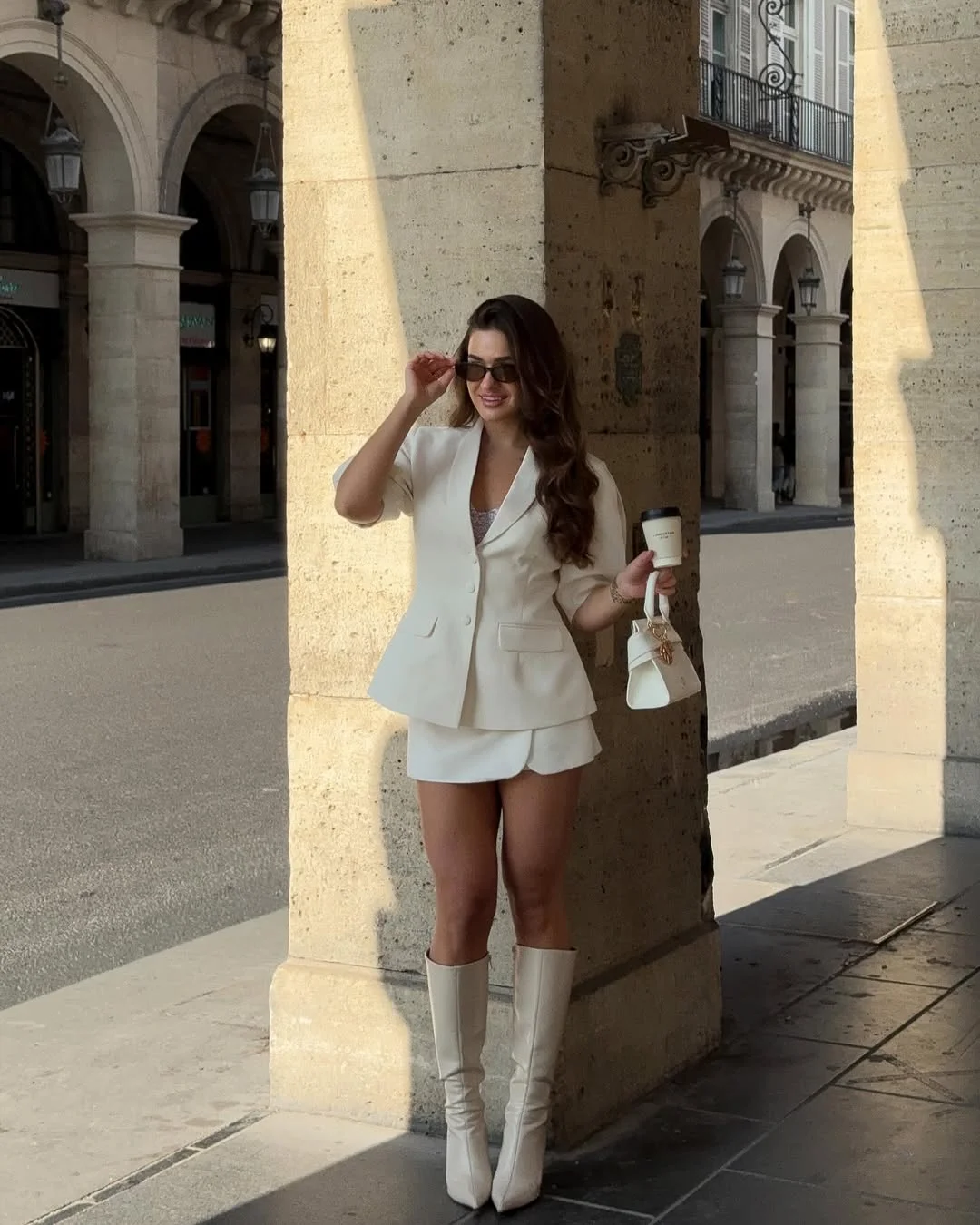 sophisticated elegant fall office outfits 2026 Soft Ivory Tailoring for Modern Office Elegance