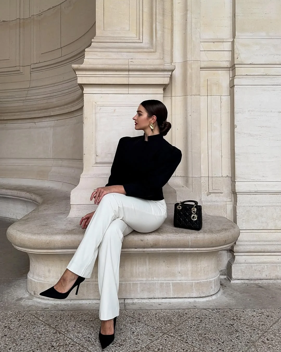 sophisticated elegant fall office outfits 2026 Black and White Elegance That Never Fails