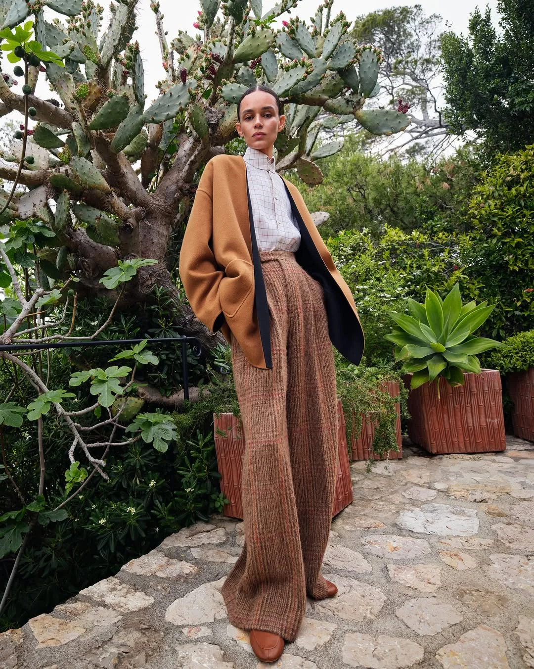 sophisticated elegant fall office outfits 2026 Textured Earth Tones for a Relaxed Office Look