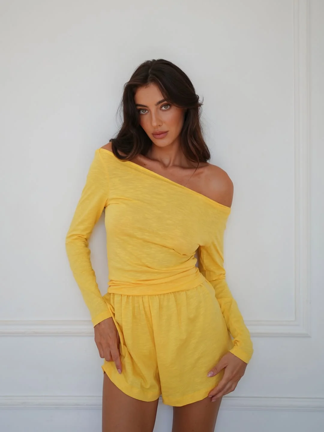 stylish early fall outfits ideas 2026 Butter Yellow Comfort That Feels Like Sunshine